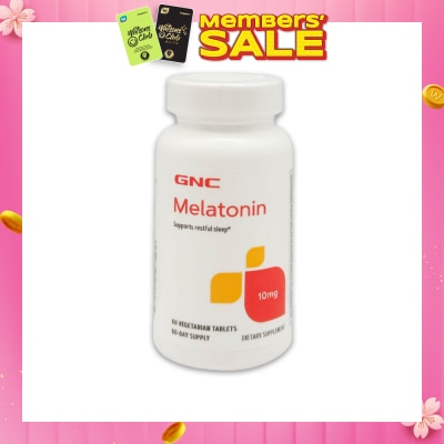 GNC Melatonin 10mg Tablet Vegetarian 60s