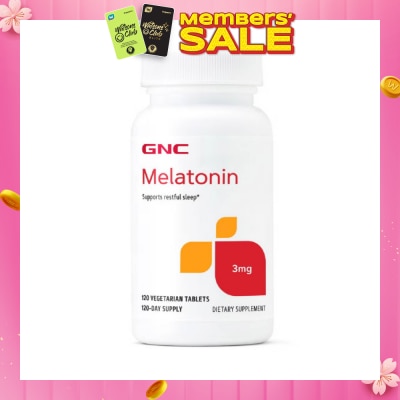 GNC Melatonin 3mg Tablet 120s