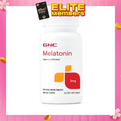 GNC Melatonin 3mg Tablet 120s