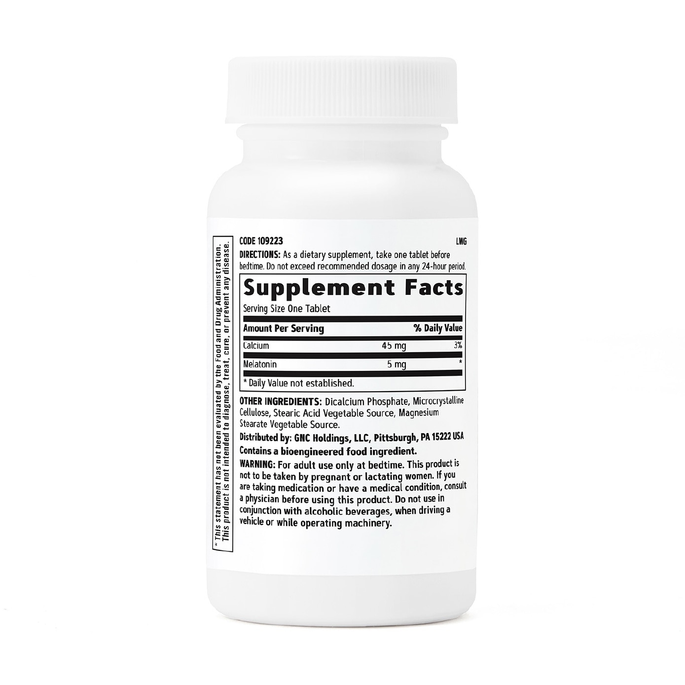 Melatonin 5mg Vegetarian Tablet 60s (Expiry: Feb`2026)