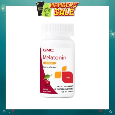 GNC - Melatonin Lozenges 1mg Vegetarian Cherry 120s
