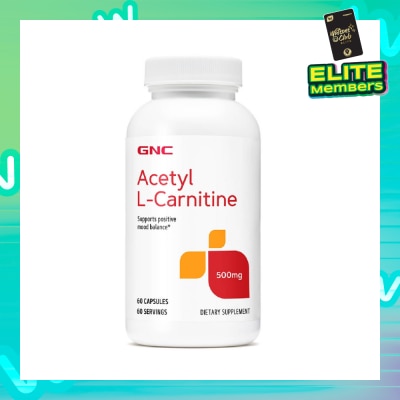GNC Acetyl L-Carnitine 500mg Capsule 60s