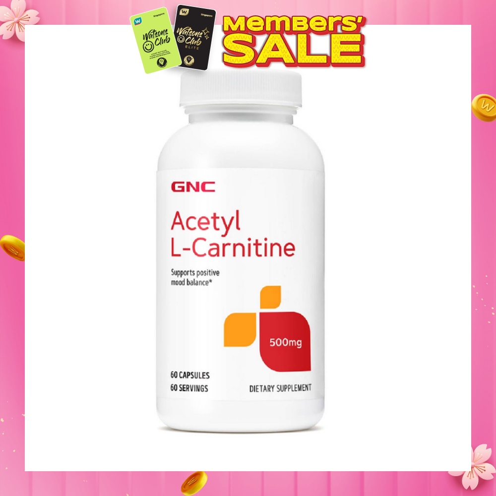 Acetyl L-Carnitine 500mg Capsule 60s