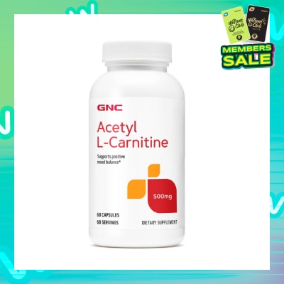 GNC Acetyl L-Carnitine 500mg Capsule 60s