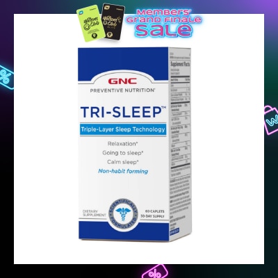GNC Preventive Nutrition® Tri-Sleep Caplet 60s (Expiry: May`2026)