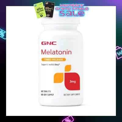 GNC Melatonin 3mg Tablet 60s