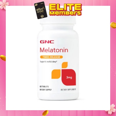 GNC Melatonin 3mg Tablet 60s