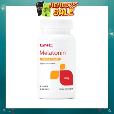 GNC - Melatonin 3mg Tablet 60s