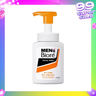 MEN'S BIORE Men's Biore Double Moist Up Instant Foaming Wash