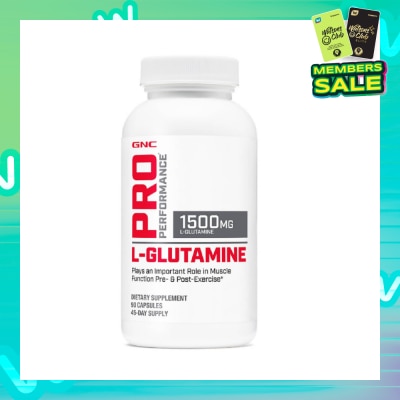 GNC Pro Performance® L-Glutamine 1500mg Capsule 90s