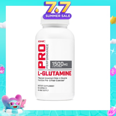 GNC - Pro Performance® L-Glutamine 1500mg Capsule 90s