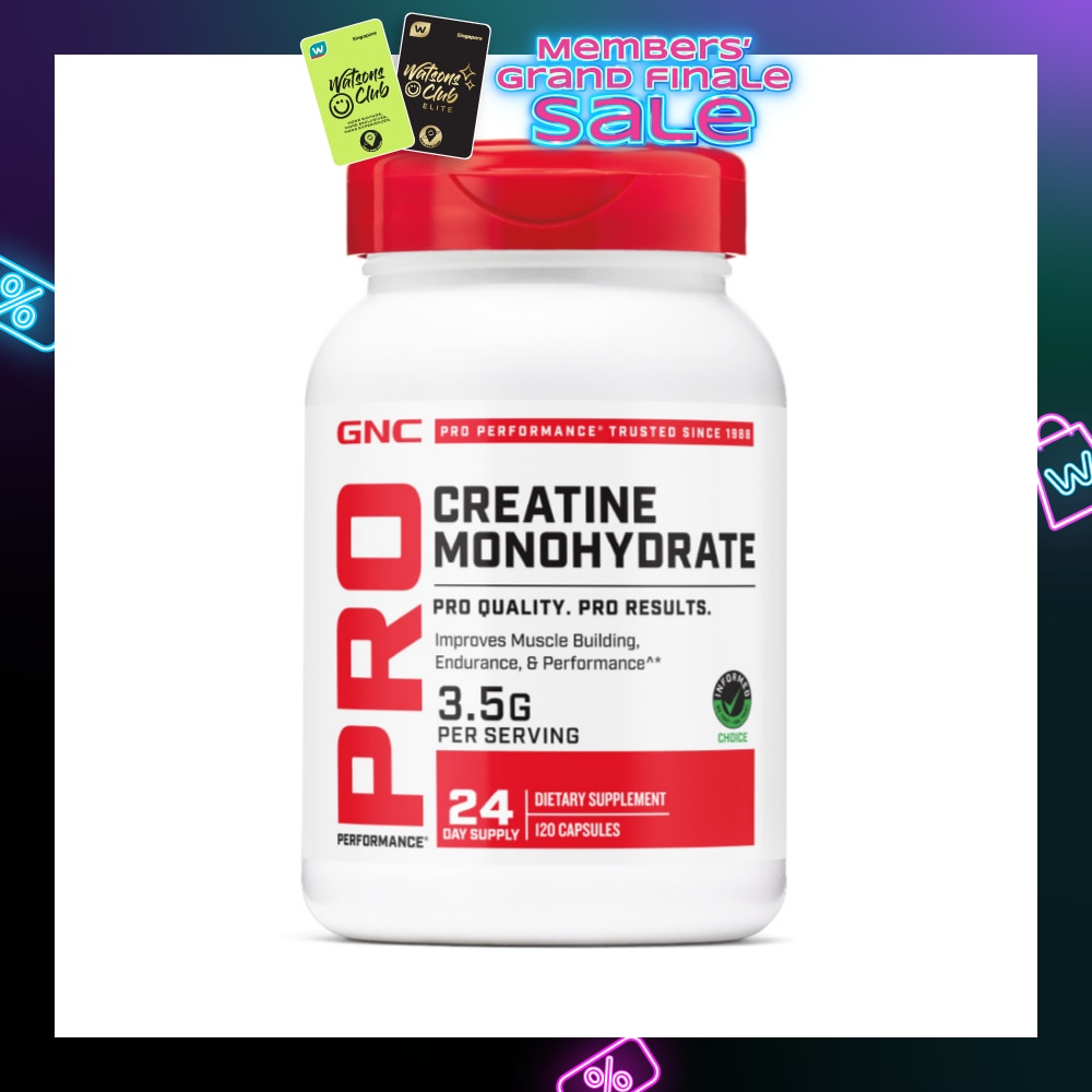 Pro Performance® Creatine Monohydrate Capsule 120s