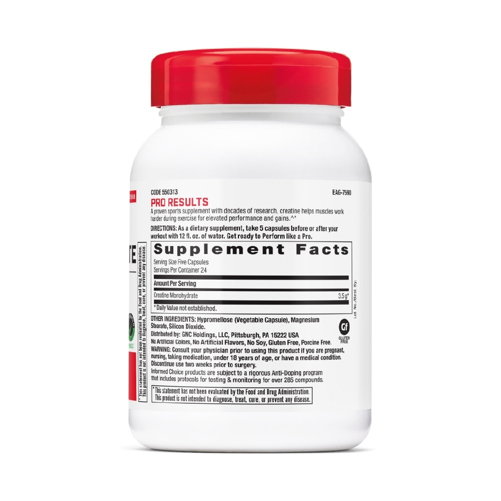 Pro Performance® Creatine Monohydrate Capsule 120s