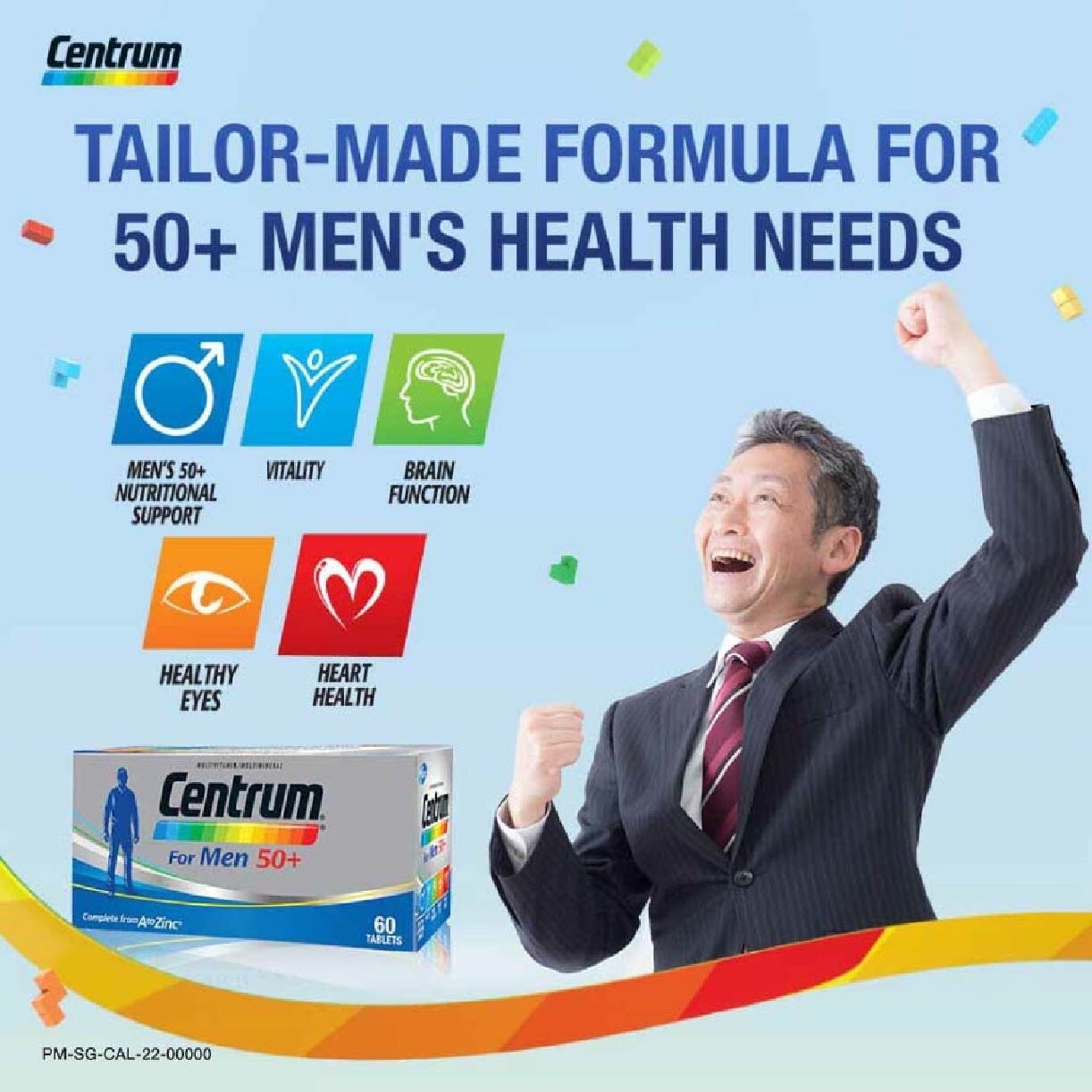 CENTRUM FOR MEN 50+ 60s