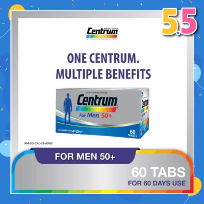 CENTRUM CENTRUM FOR MEN 50+ 60s