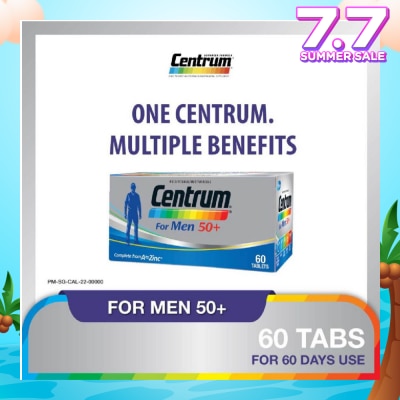 CENTRUM For Men 50+ Tablet 60s (Expiry: Feb`2026)