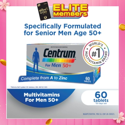 CENTRUM For Men 50+ Tablet 60s