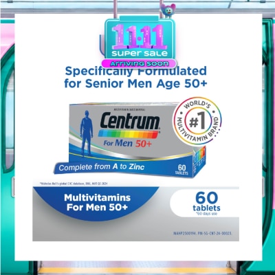 CENTRUM For Men 50+ Tablet 60s (Expiry: Feb`2027) image