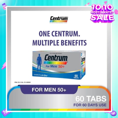 CENTRUM For Men 50+ Tablet 60s