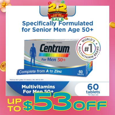 CENTRUM For Men 50+ Tablet 60s