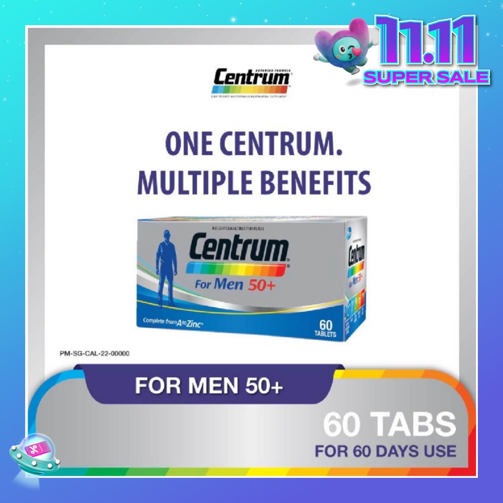 For Men 50+ Tablet 60s