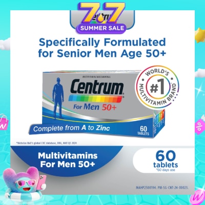 CENTRUM - For Men 50+ Tablet 60s (Expiry: Apr`2027)