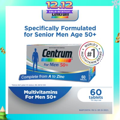 CENTRUM For Men 50+ Tablet 60s