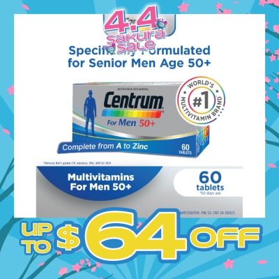 CENTRUM - For Men 50+ Tablet 60s