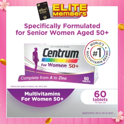CENTRUM CENTRUM FOR WOMEN 50+ 60s