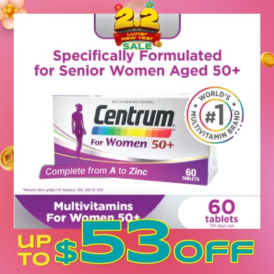 CENTRUM CENTRUM FOR WOMEN 50+ 60s