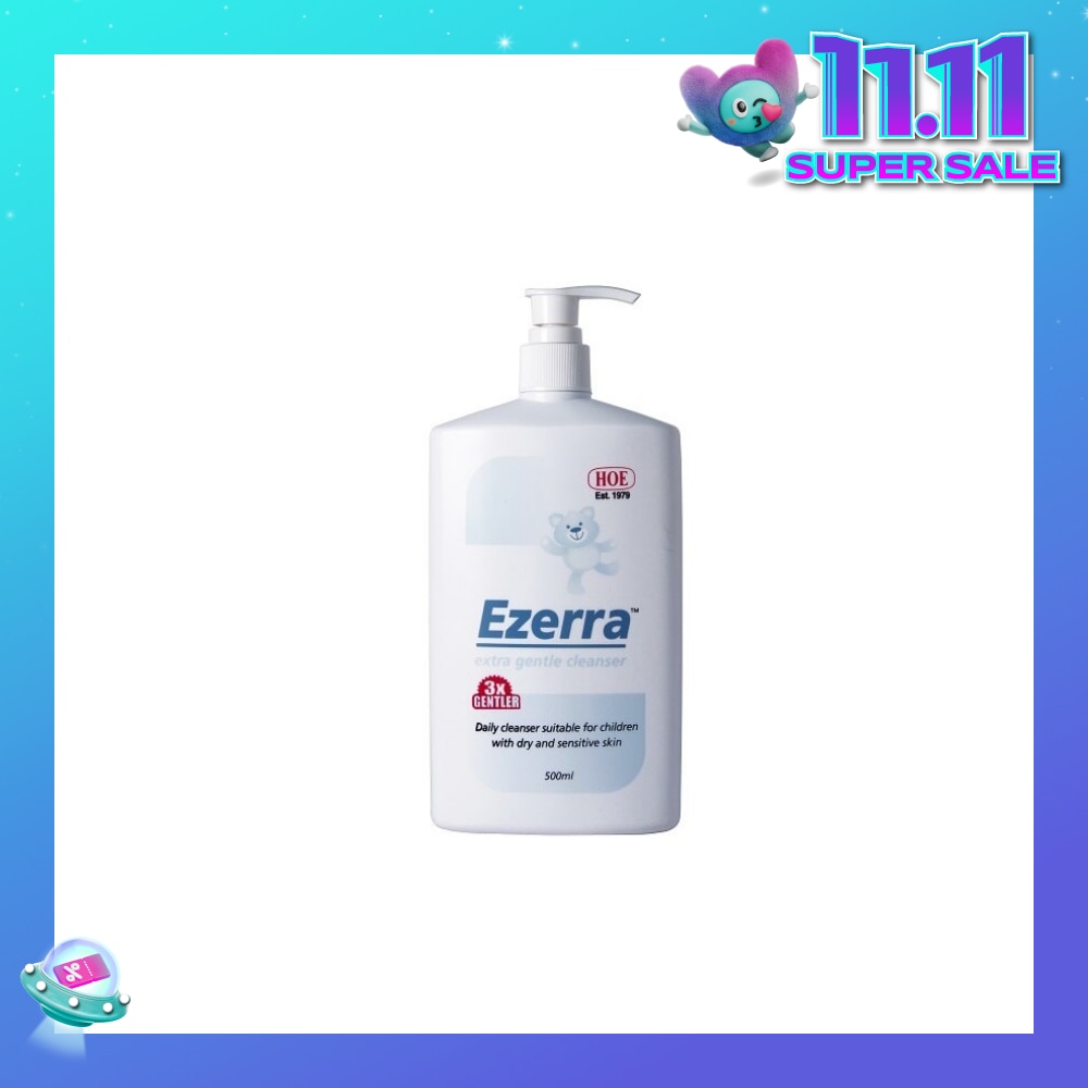 Ezerra Extra Gentle Cleanser 500ml (Expiry: Aug`2026)
