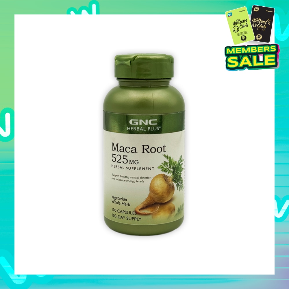 Herbal Plus® Maca Root 525mg Herbal Capsule 100s