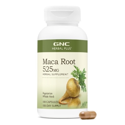 GNC - Herbal Plus® Maca Root 525mg Herbal Capsule 100s