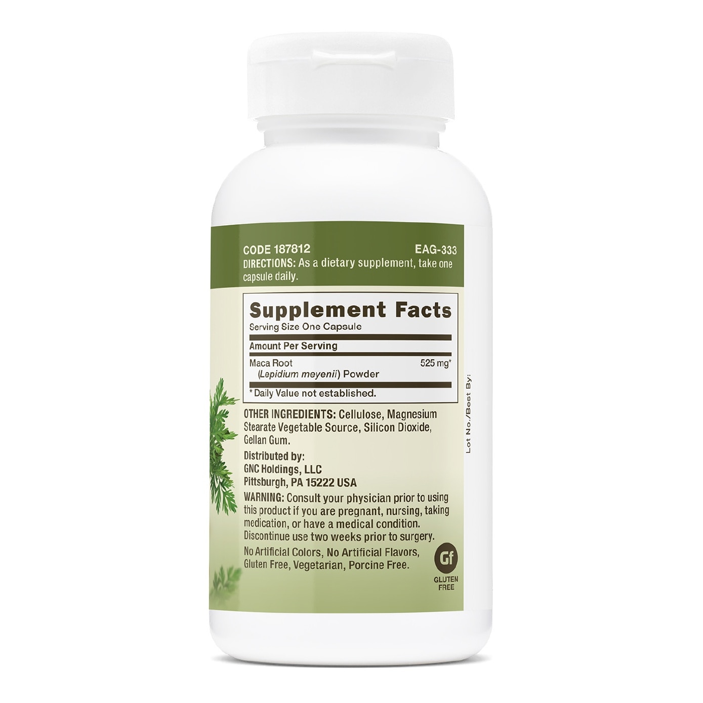Herbal Plus® Maca Root 525mg Herbal Capsule 100s