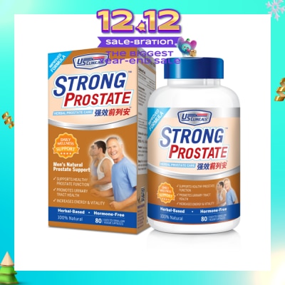 US CLINICALS Strong Prostate Herbal Prostate Care 100% Herbal Based Capsule 80s