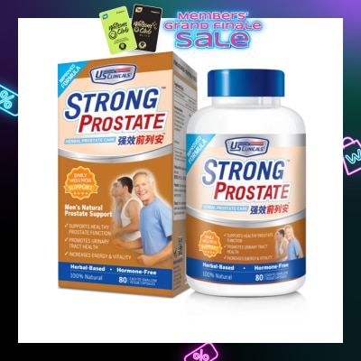 US CLINICALS Strong Prostate Herbal Prostate Care 100% Herbal Based Capsule 80s