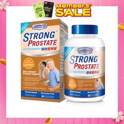 US CLINICALS Strong Prostate Herbal Prostate Care 100% Herbal Based Capsule 80s