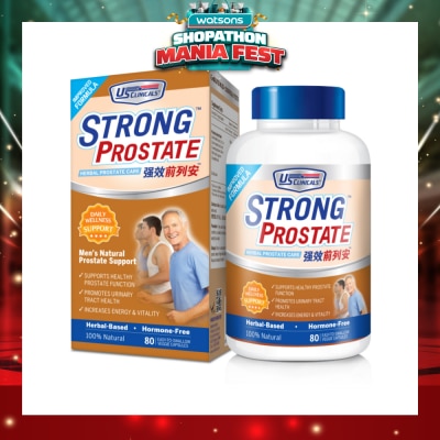 US CLINICALS - Strong Prostate Herbal Prostate Care 100% Herbal Based Capsule 80s