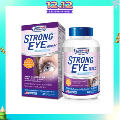 US CLINICALS StrongEye 60's