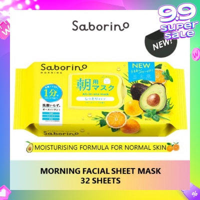SABORINO Morning Facial Sheet Mask 32 Pieces