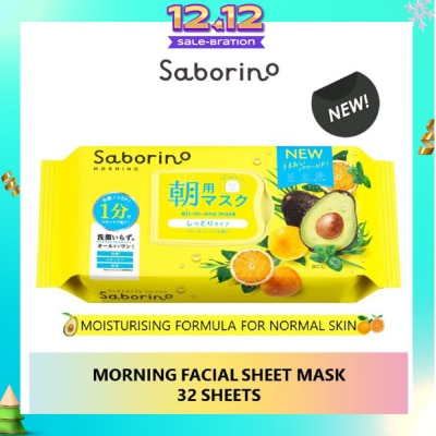SABORINO Morning Facial Sheet Mask 32 Pieces