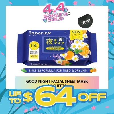 SABORINO - Good Night Facial Sheet Mask 30s