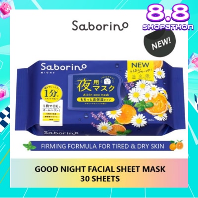 SABORINO Good Night Sheet Mask 28 Pieces