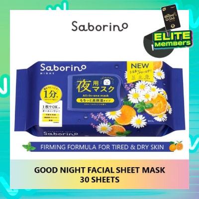 SABORINO Good Night Sheet Mask 28 Pieces