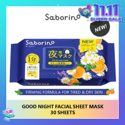 SABORINO Good Night Sheet Mask 28 Pieces