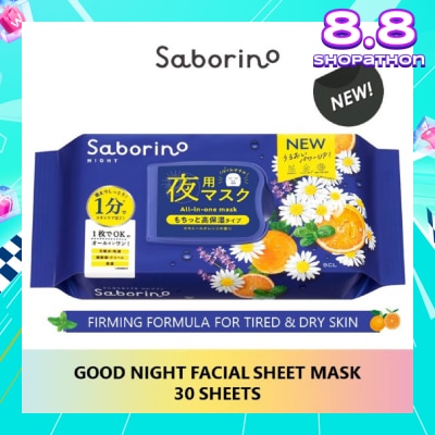 SABORINO Good Night Sheet Mask 28 Pieces