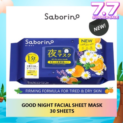 SABORINO Good Night Sheet Mask 28 Pieces