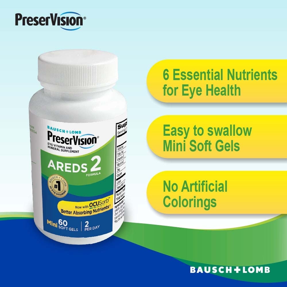 PreserVision AREDS 2 Mini Soft Gel (For Age-Related Eye Concerns) 60s