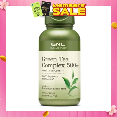 GNC Herbal Plus® Green Tea Complex 500mg Capsule 100s