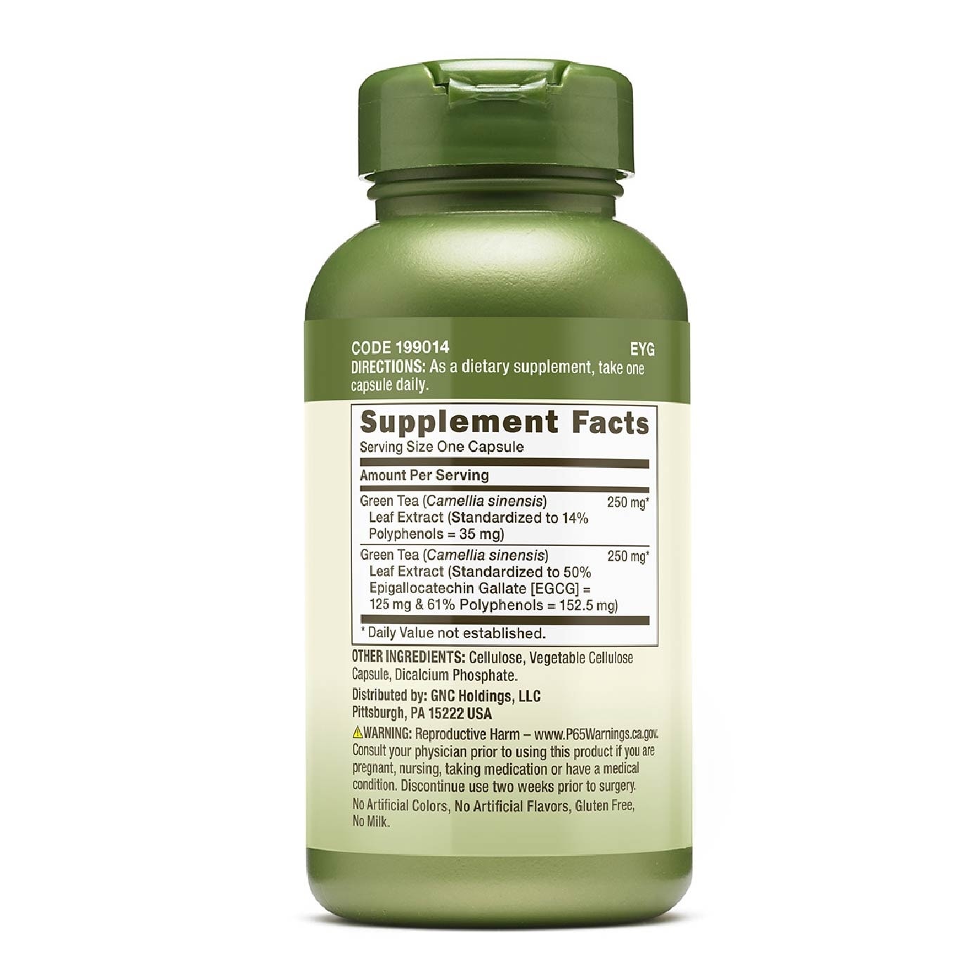 Herbal Plus® Green Tea Complex 500mg Herbal Capsule Vegetarian 100s